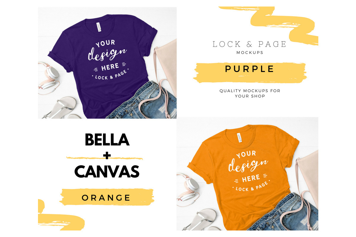 Bella Canvas 3001 Mega Bundle Mockup, a Shirt Mockup by lock and page (Photo 49 of 84)
