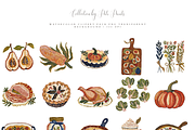 Thanksgiving Food Clipart Bundle, an Illustration by Pati Paints (Thumbnail 2 of 13)