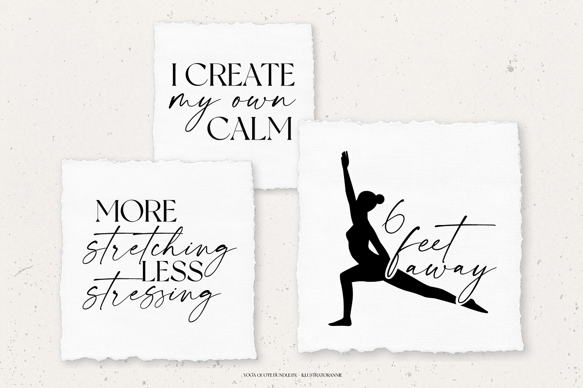 Yoga SVG Quote Bundle, an Object Graphic by IllustratorAnnie (Photo 4 of 5)