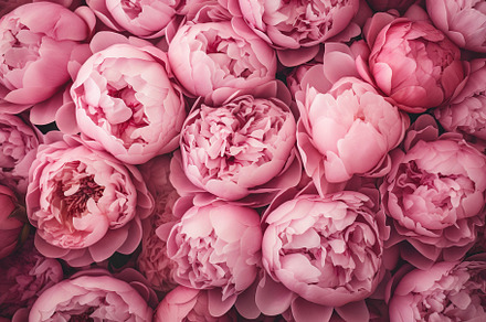 Background of pink peony flowers, a Nature Photo by AlyaAnd