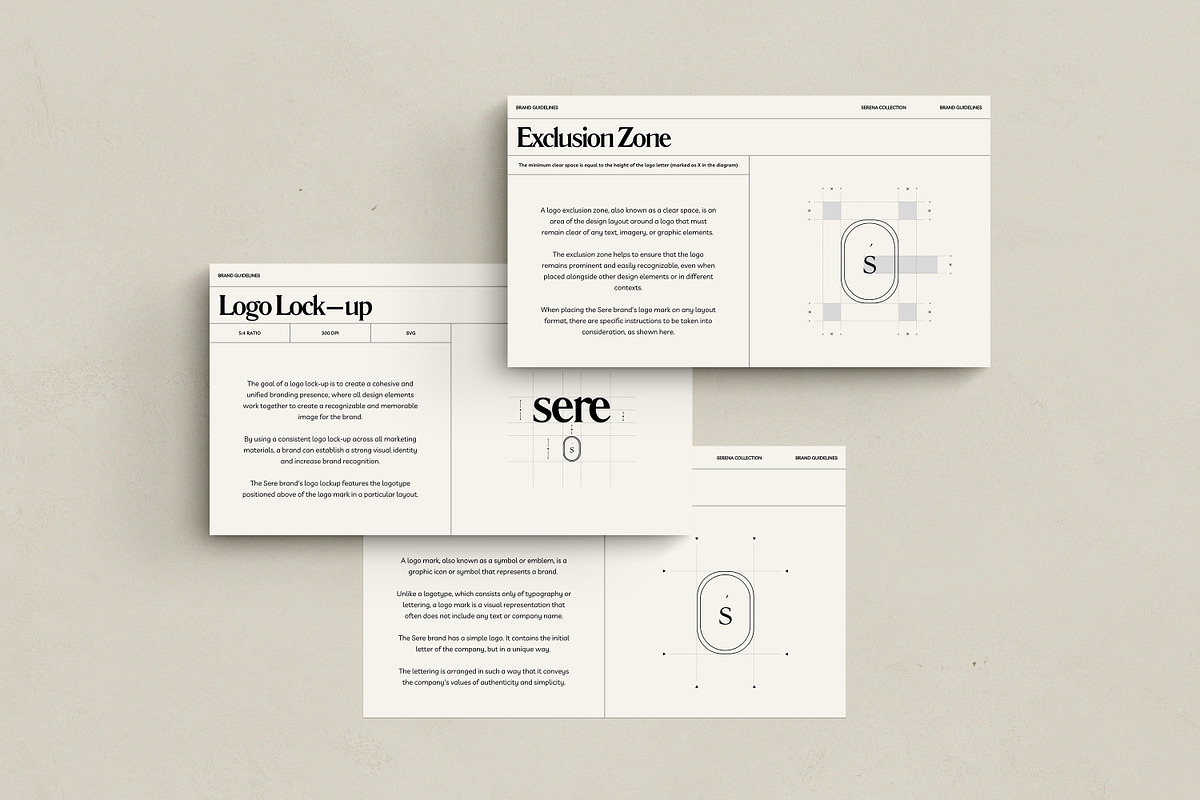 SERE / Brand Guidelines, a Presentation Template by Wildnun Studio (Photo 8 of 24)