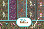 Retro Roller Skates Doodle Patterns, a Pattern Graphic by Sketchbook Designs (Thumbnail 6 of 10)