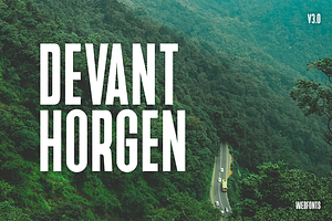 Devant Horgen - Modern Typeface V3.0