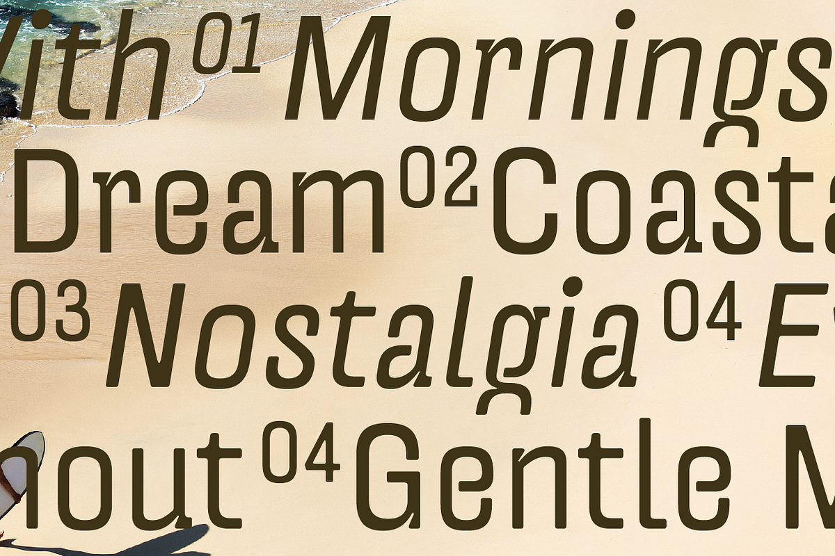 UT Garoga - An Inktrap Sans Serif, a Sans Serif Font by Universitype (Photo 8 of 14)