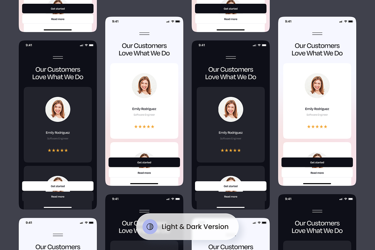 Testa - Testimonial & Review Section, a Websites & App Template by SLAB! Design (Photo 4 of 4)