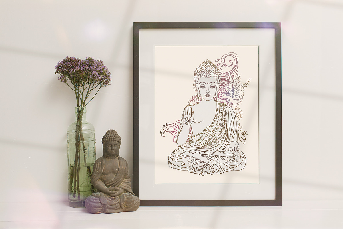 71 items India Dreams Ethnic Set, an Illustration by anvinoart (Photo 9 of 16)