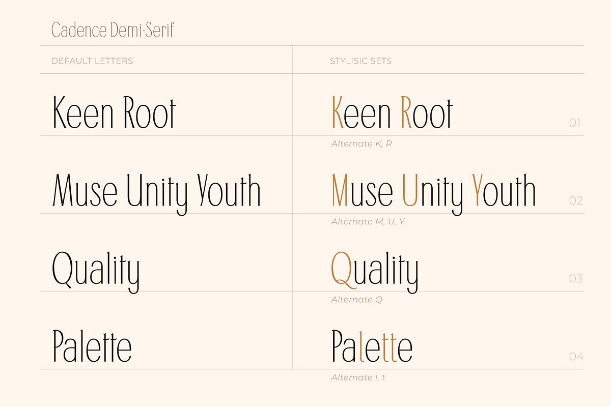 Cadence Demi-Serif Display Font, a Serif Font by Type and Graphics Studio (Photo 26 of 28)