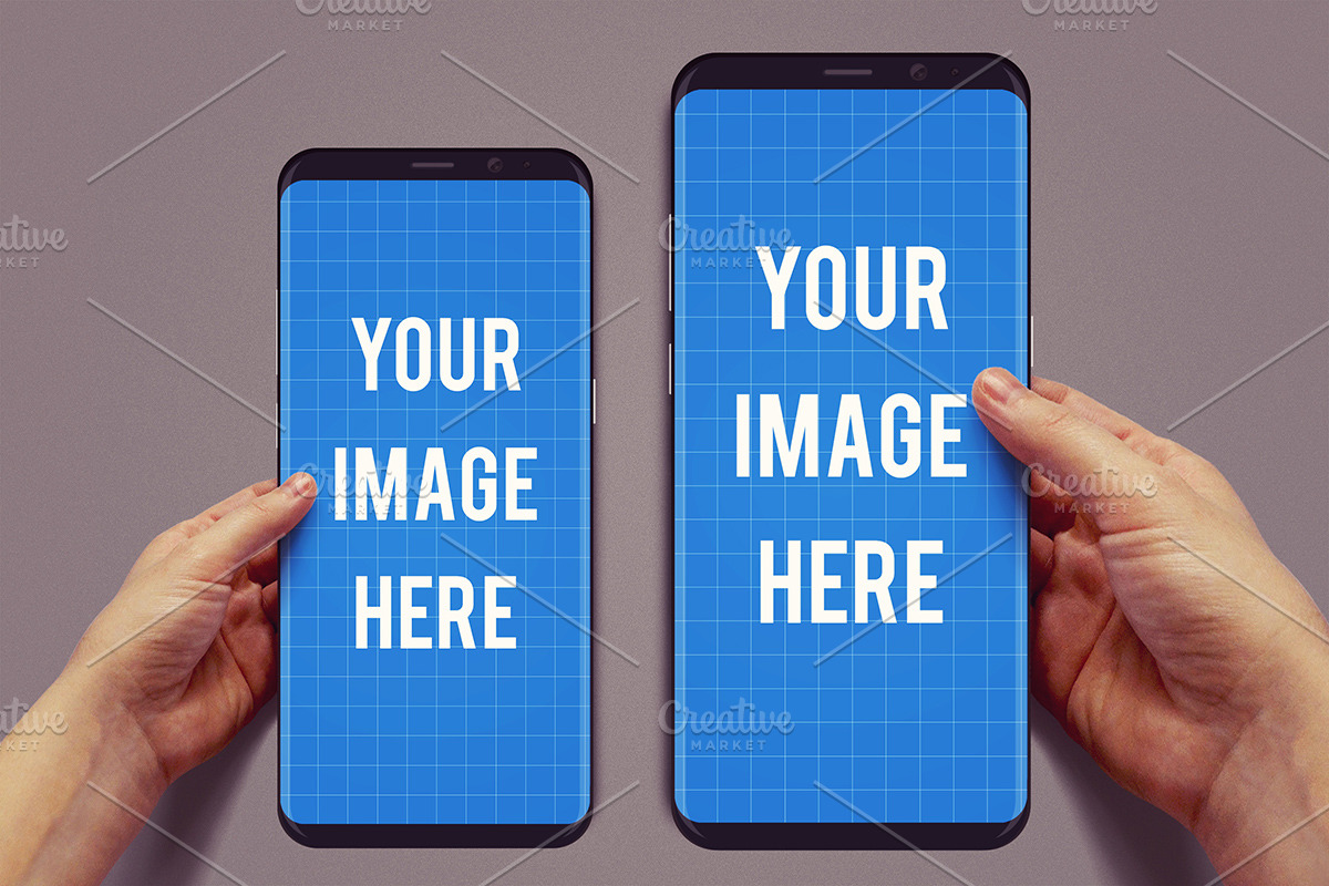 Samsung Galaxy S8 Mockup, an Android Mockup by Tzochko (Photo 8 of 11)