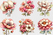 Mother's Day Flower Clipart, a Seasonal Illustration by Rose Art (Thumbnail 3 of 6)