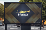 Billboard Mockup on a City Street, an Advertising Mockup by 3djagan (Thumbnail 3 of 4)