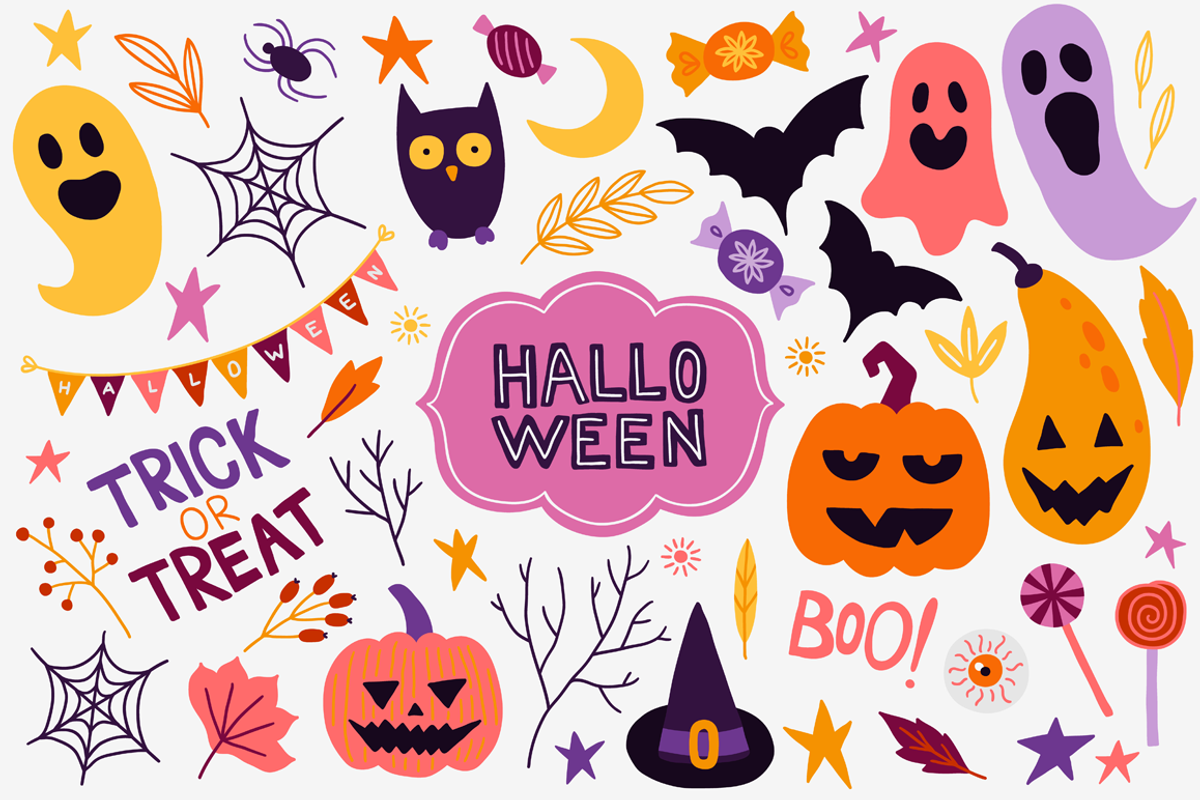 Halloween Kit #3, a Texture Illustration by miumiu (Photo 2 of 11)