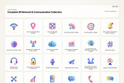 3D Network & Communication Icons, an Emoji Icon by River Visual (Thumbnail 2 of 5)