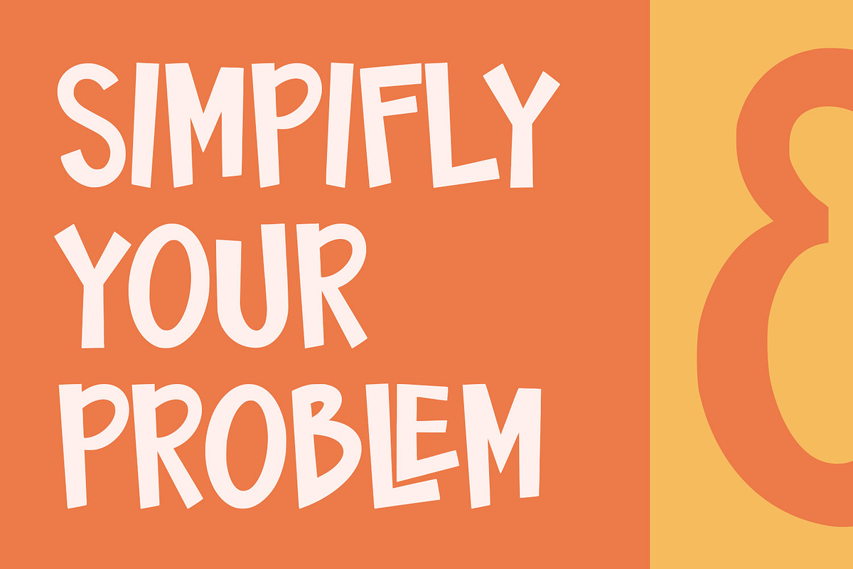 Ikuco Quirky Playful Display Font, a Sans Serif Font by Maulana Creative (Photo 4 of 7)