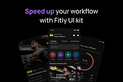 Fitly - Fitness Mobile App UI Kit, an UI Kit Template by dhuhacreative (Thumbnail 8 of 8)