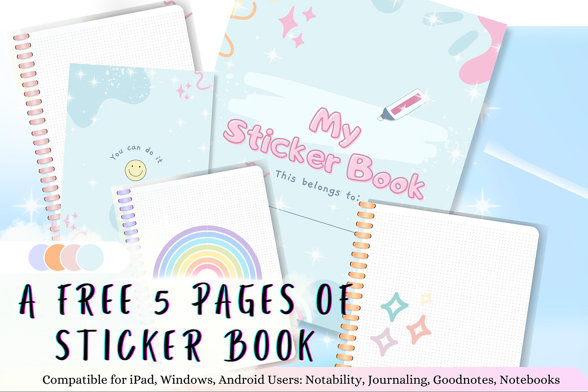 PLR Undated Digital Planner, a Stationery Template by Tas Creative Studio (Photo 9 of 9)