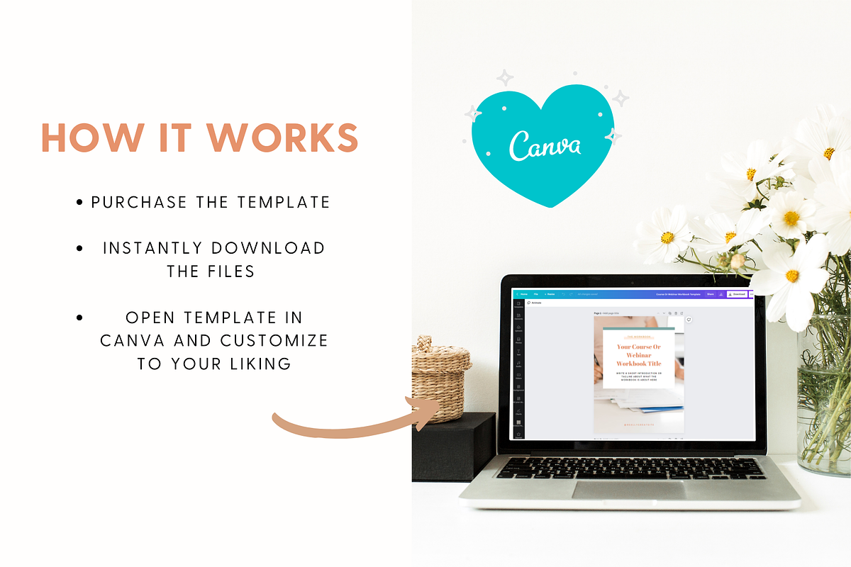 Course & Webinar Workbook | Canva, a Presentation Template by The Template Lounge (Photo 8 of 8)