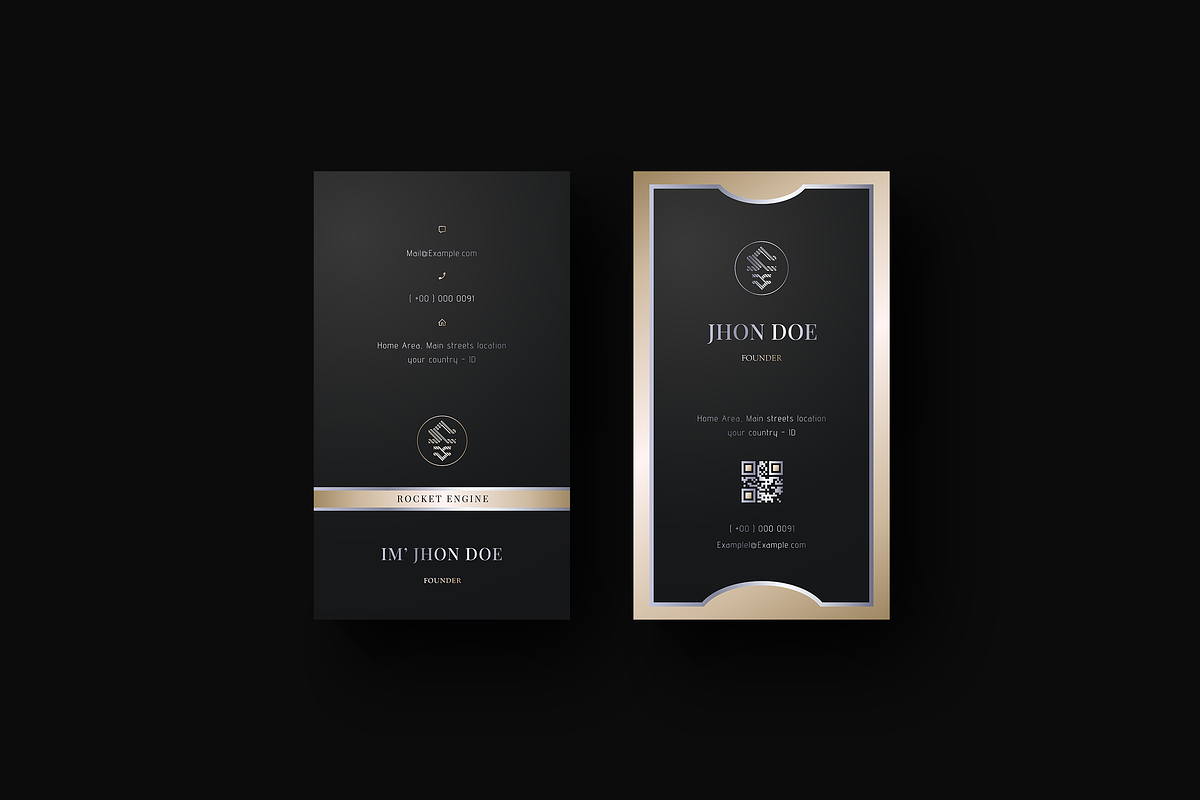 Gilded - Luxury Business Card, a Business Card Template by Ctrl space studio (Photo 4 of 9)