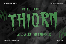 Thiorn - Halloween Font Horror