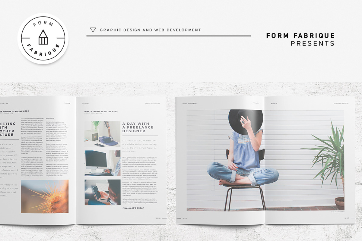 Significant Magazine, a Magazine Template by Form Fabrique (Photo 12 of 14)