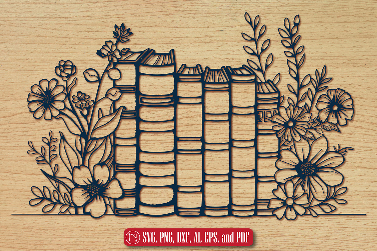 The Cricut Element with Flowers SVG, a Graphic by NGISED (Photo 4 of 18)