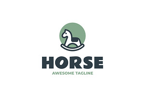 Horse Flat Modern Logo, a Branding & Logo Template by Artnivora.Std