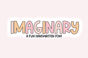 Imaginary | Fun Handwritten Font, a Font by KA Designs (Thumbnail 1 of 7)