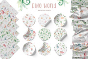 Dino world! Cute dinosaur set, an Animal Illustration by Peace ART (Thumbnail 6 of 14)