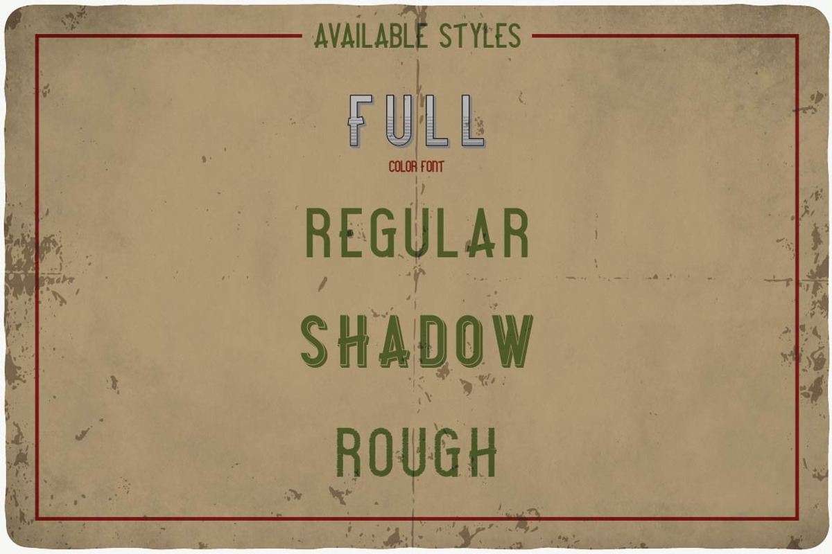 Camping typeface preview 5