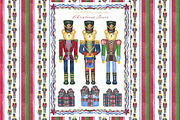 Christmas Nutcrackers Bears, a Seasonal Illustration by LABFcreations (Thumbnail 1 of 4)