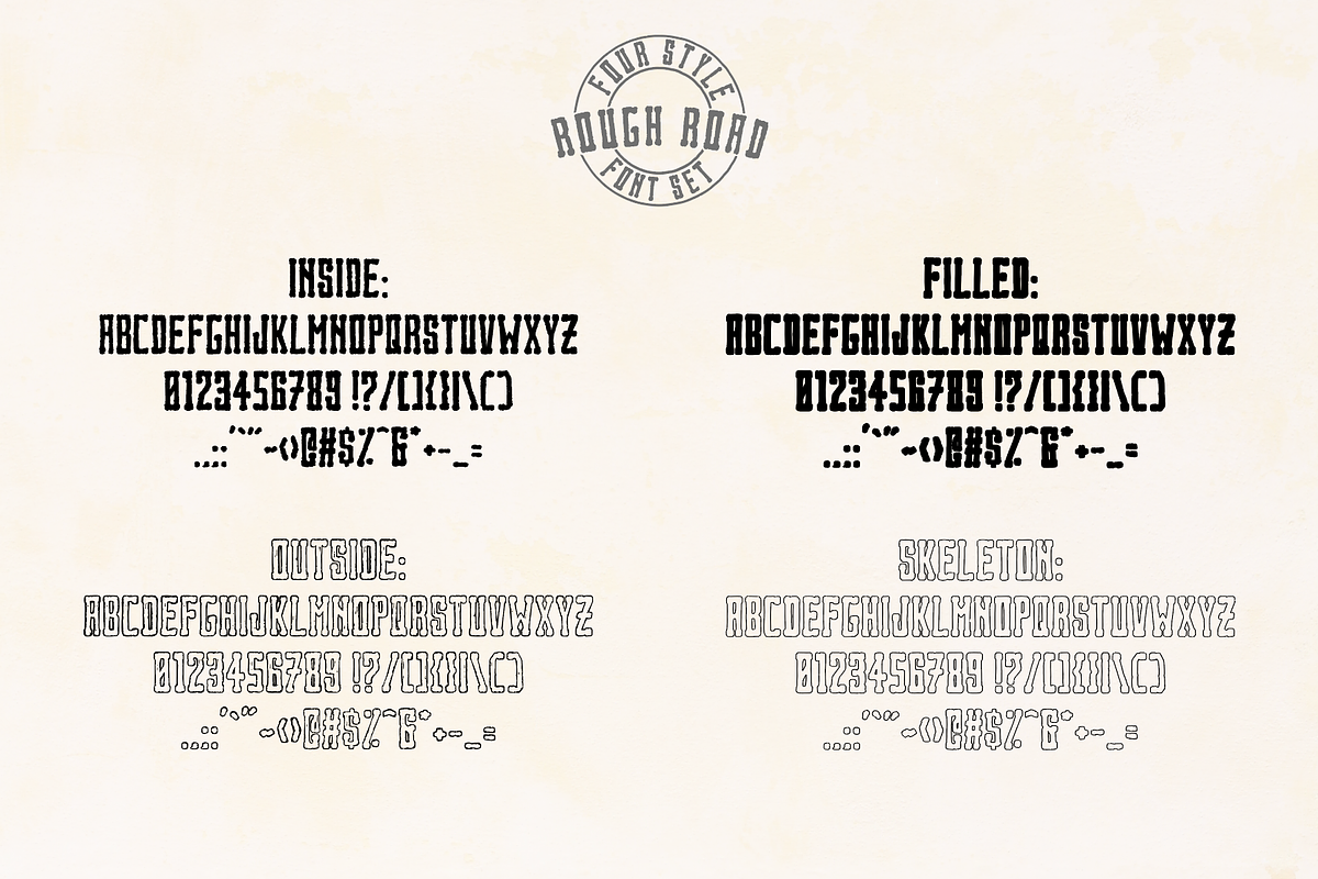 Rough Road - A versatile bold font! preview 7