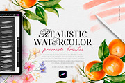 Watercolor Realistic Soft Brushes, a Brush Add-On by Spasibenko Art (Thumbnail 12 of 14)
