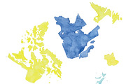 Watercolor Canada, an Illustration by Valeri Nick (Thumbnail 2 of 4)