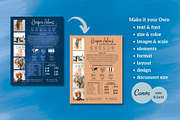One Page Media Kit in Navy Blue [B], a Templates & Theme by ProductiveandFree (Thumbnail 2 of 11)