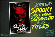 Sewer Mutant - Spooky Comic Font, a Handwritten Font by Remedy667 (Thumbnail 4 of 6)