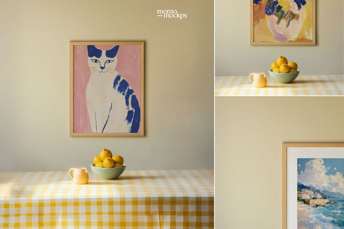 Frame Mockup PSD Interior Kitchen, a Mockup by momomockps (Photo 8 of 8)