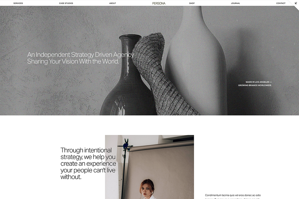 Persona: Squarespace 7.1 Template, a Squarespace Template by The Styled Square (Photo 7 of 9)
