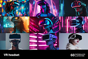 VR Headsets. 60 images, a Technology Photo by Handmadefont (Thumbnail 12 of 13)