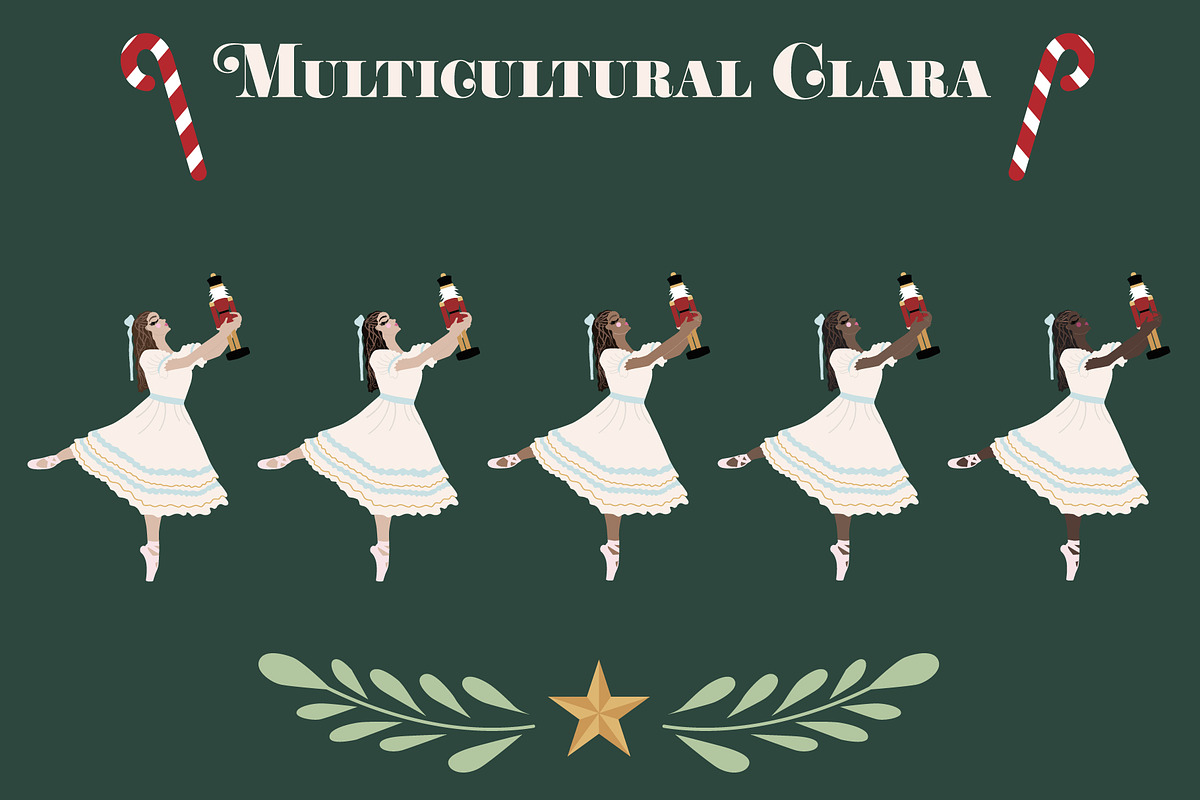 Nutcracker Christmas Clipart, an Illustration by The Audacious Brush (Photo 3 of 9)