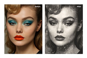 Vintage Photo Effect, a Layer Style Add-On by DesignerCandies (Thumbnail 2 of 7)