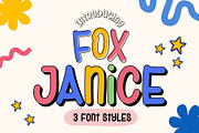 Fox Janice: 3 Font Styles, a Handwritten Font by Fox7 By Rattana (Thumbnail 1 of 11)