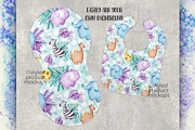 Baby bib and burp cloth mockup, a Product Mockup by StyledProductMockups (Thumbnail 3 of 4)