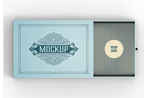 Box Mockup. Top View