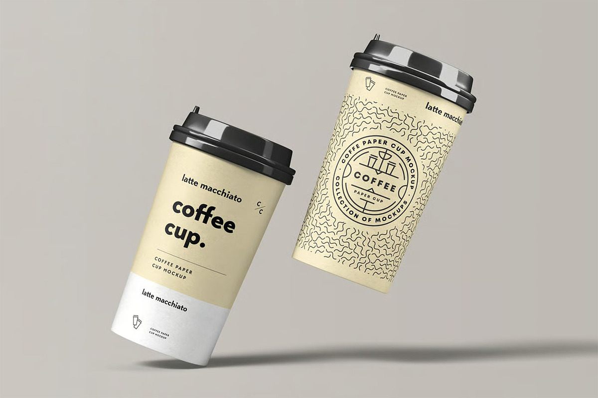Paper Cup Mock-up, a Cups & Container Mockup by zippypixelstudio (Photo 9 of 13)