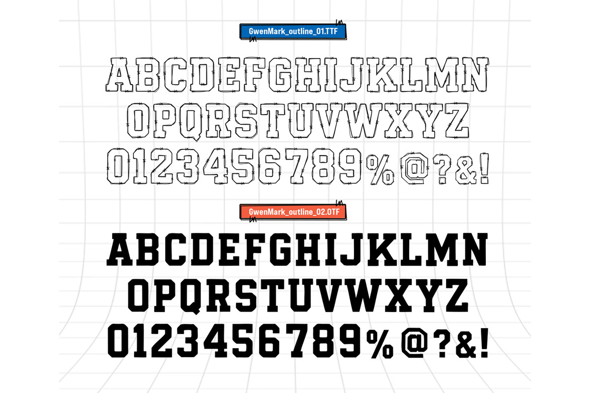 Gwen Mark - Varsity College Font, a Serif Font by Jozoor (Photo 7 of 8)