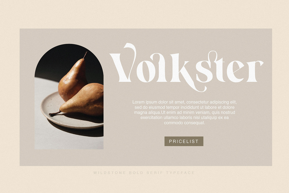 Wildstone - Ligature Serif Typeface, a Serif Font by BrandSemut (Photo 3 of 10)
