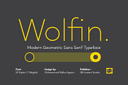 Wolfin - Modern Geometric Sans Serif, a Sans Serif Font by Ridha-38.lineart (Thumbnail 1 of 10)