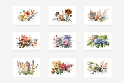 Summer Floral Watercolor Collection, a Seasonal Illustration by artsy-fartsy (Thumbnail 7 of 7)