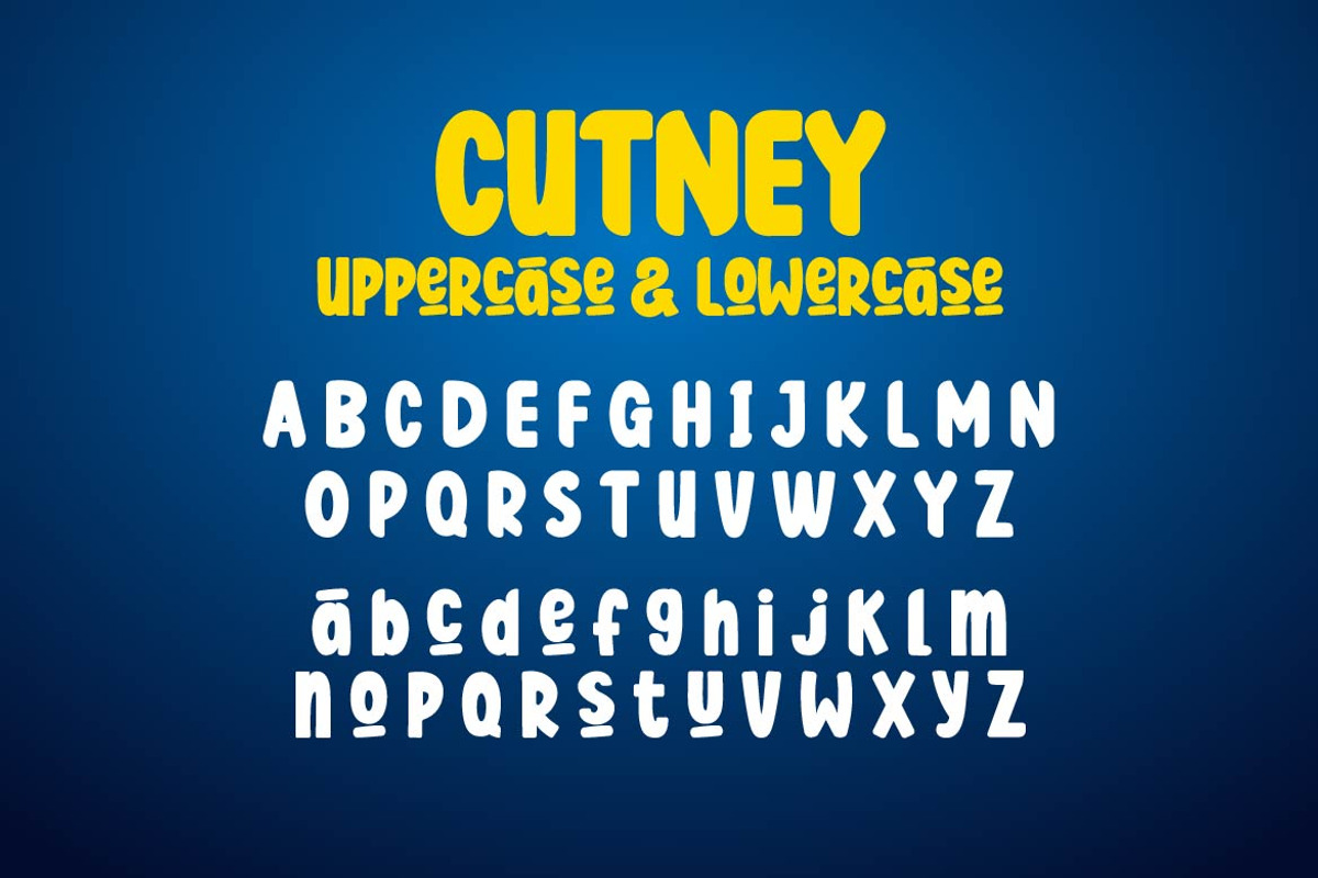 Cutney, a Sans Serif Font by twinstd (Photo 12 of 15)