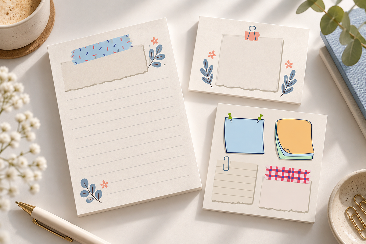 Notes & Washi Tape Illustrations, an Education Illustration by Anna Studio (Photo 3 of 11)