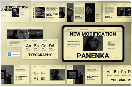 Photography Portfolio Keynote, a Presentation Template by Annora Studio